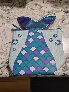 thirty-one Mermaid Tail Coin Purse in Teal, Purple, Aqua